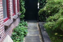 Tuin met vijver